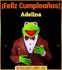 GIF Meme feliz cumpleaños Adelina